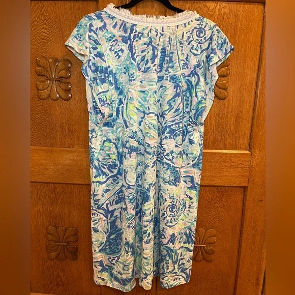Lilly Pulitzer “Zandra” Dress – Medium – Blue/Green - Picture 7 of 9